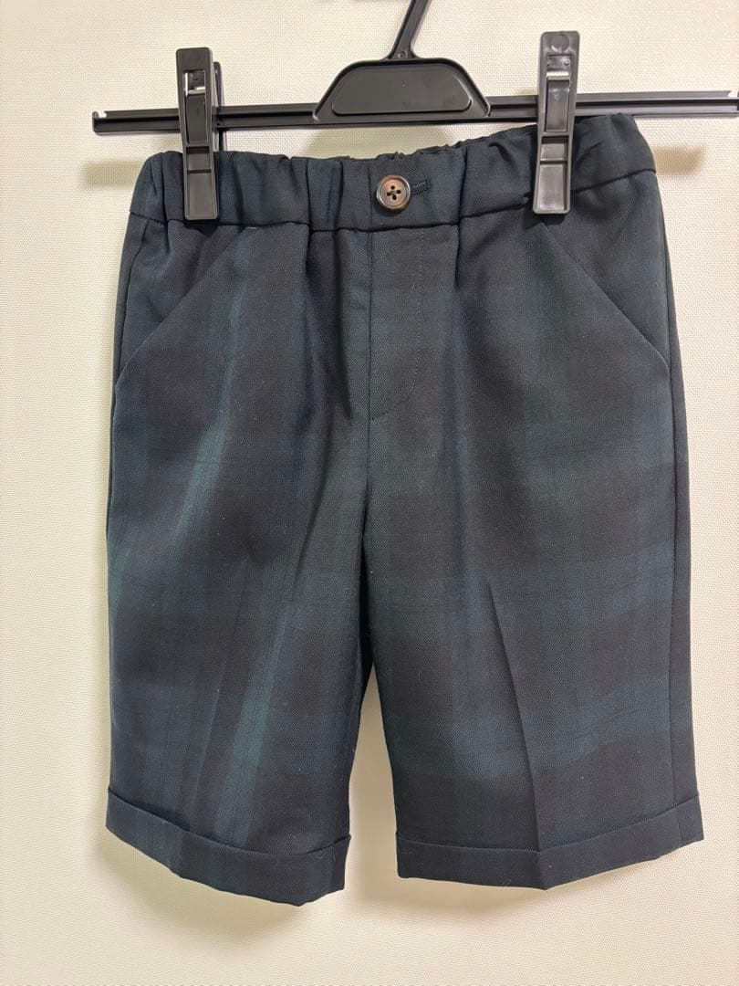 男子スーツ上120下130cmユナイテッドアローズ　卒園式入学式　シャツ小物付き