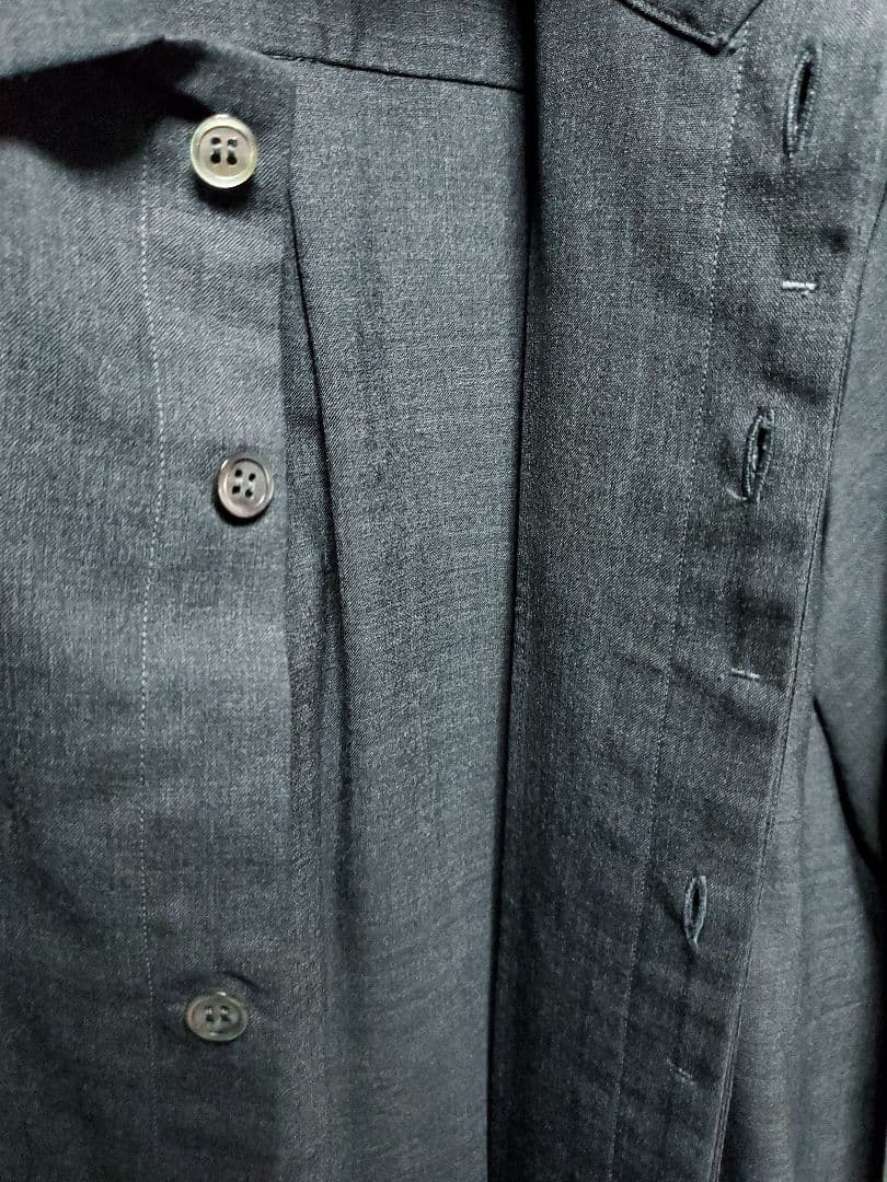 山内 ウールシルク長袖シャツ サイズ3