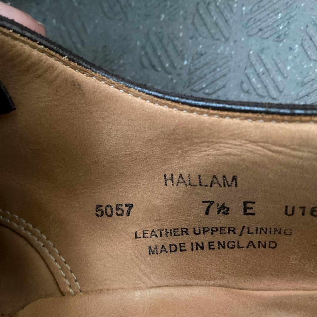 クロケットジョーンズ　HALLAM 5057 スウェードシューズ 7 1/2 E