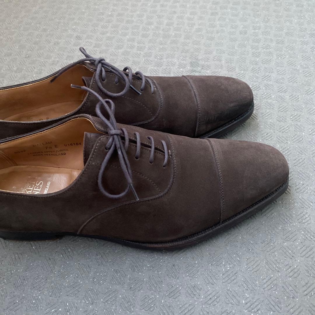 クロケットジョーンズ　HALLAM 5057 スウェードシューズ 7 1/2 E