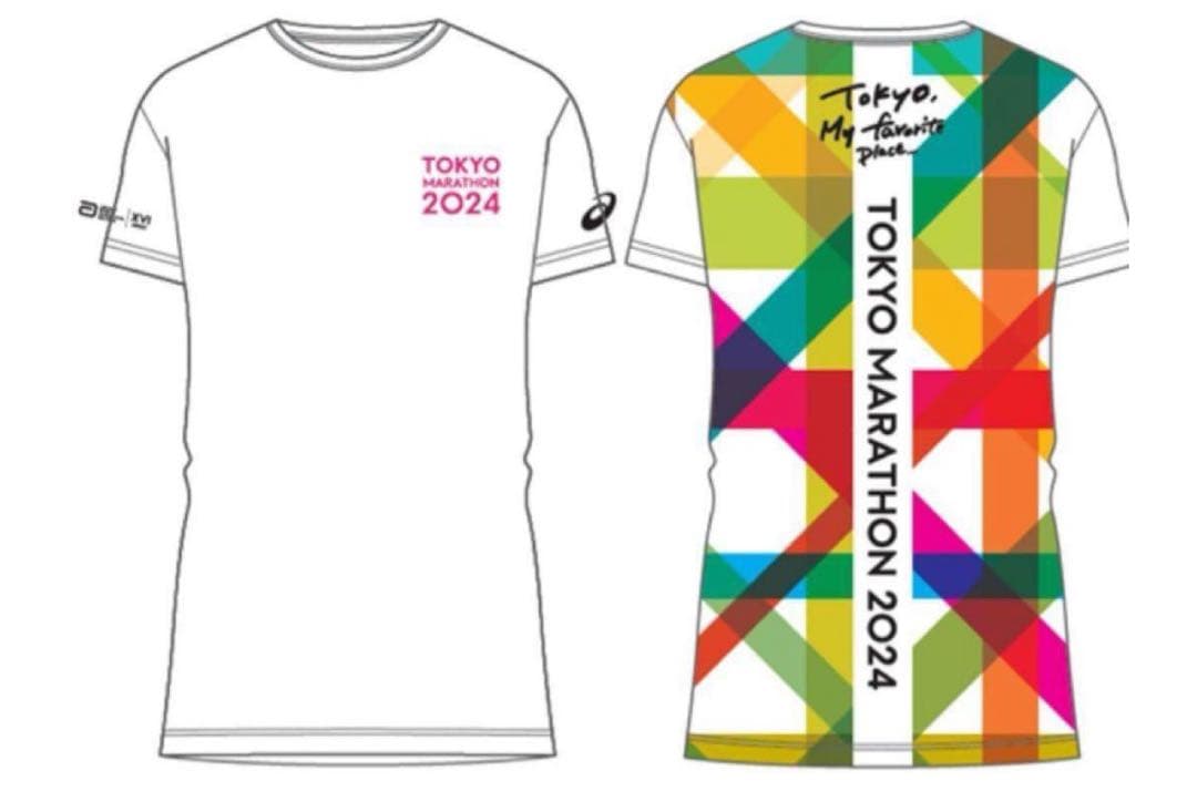 【新品未使用】ASICS 東京マラソン2024 公式Tシャツ Lサイズ