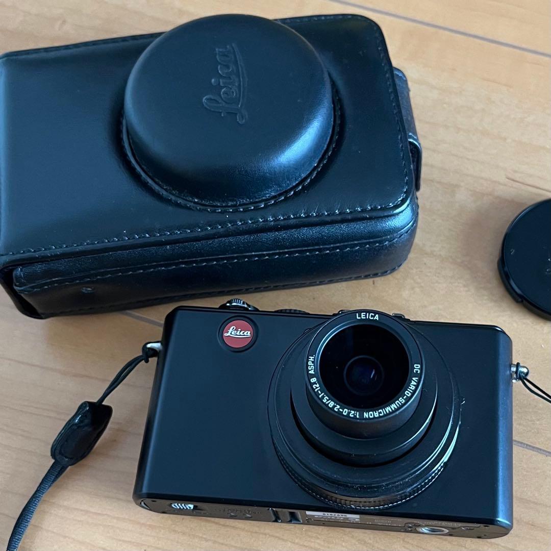美品 Leica D-LUX4 ライカ デジタルカメラ レザーケース付
