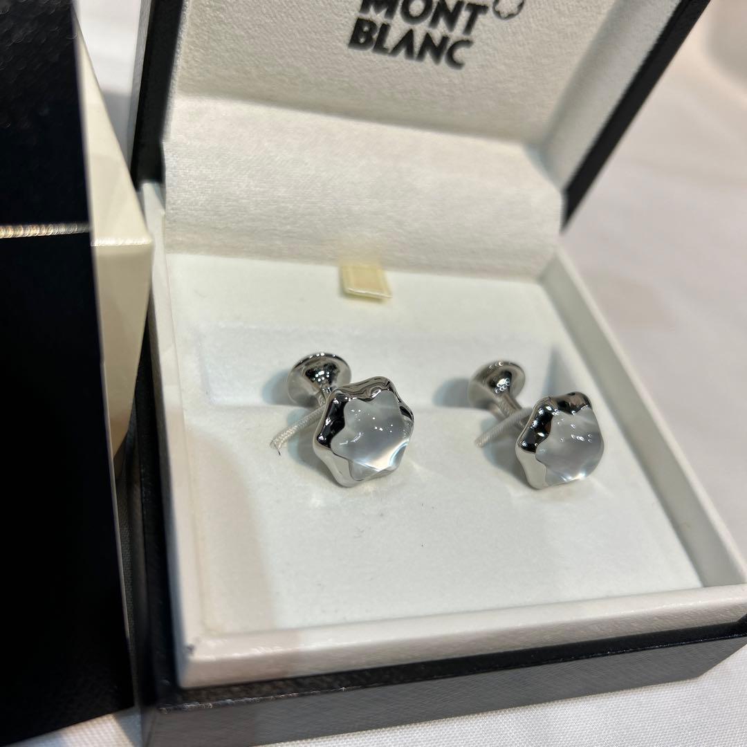 MONT BLANC シルバー 星形カフリンクス