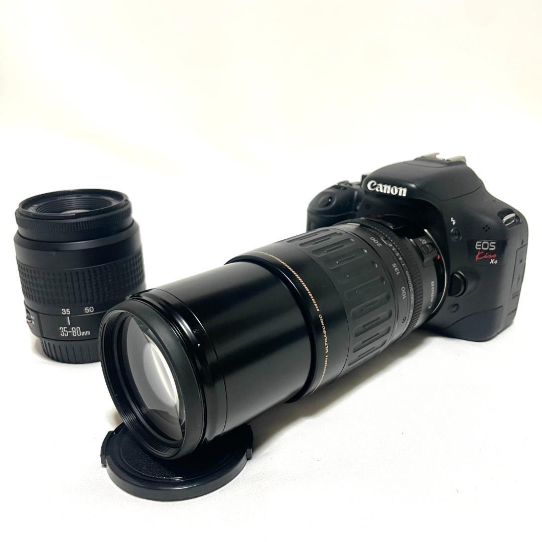 初心者入門OK❣️ Canon EOS Kiss X4 超望遠Wレンズセット