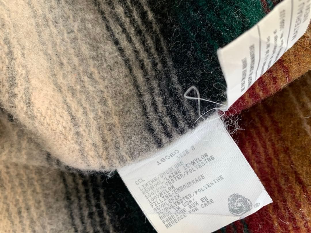 Woolrich 襟レザーカバーオール M