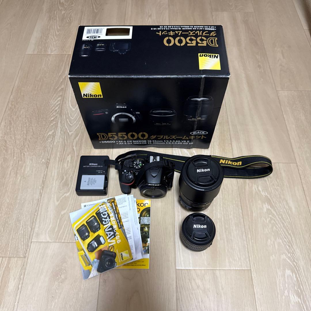 Nikon D5500 デジタル一眼レフカメラ ダブルズームキット