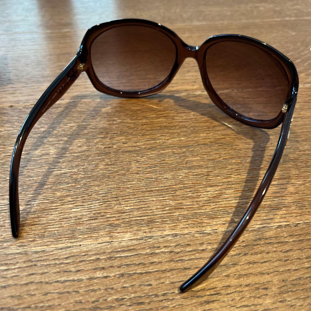 Dior GLOSSY1 ブラウン サングラス ゴールドロゴ