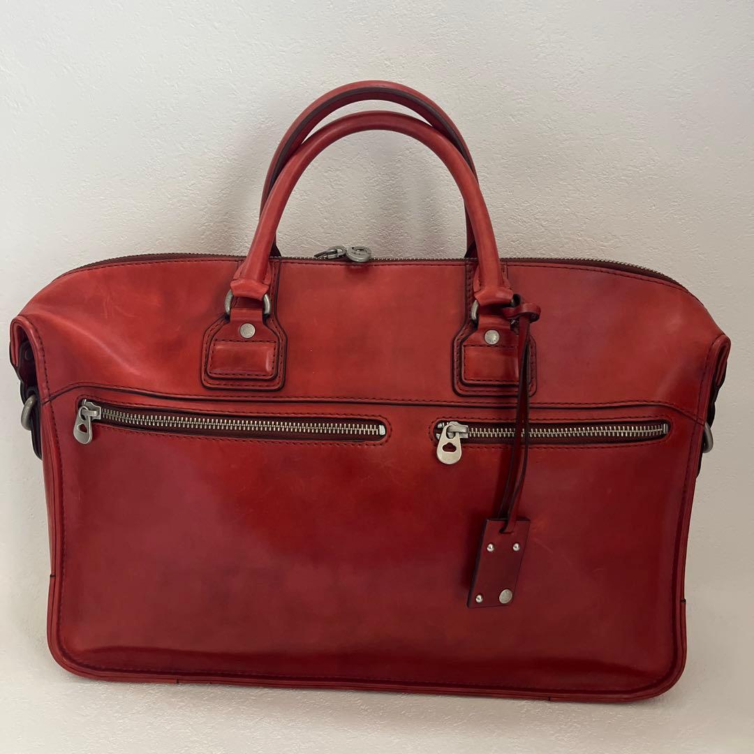 ●エルゴポック　2way ビジネス　バック　ショルダー　バッグ　オールレザー