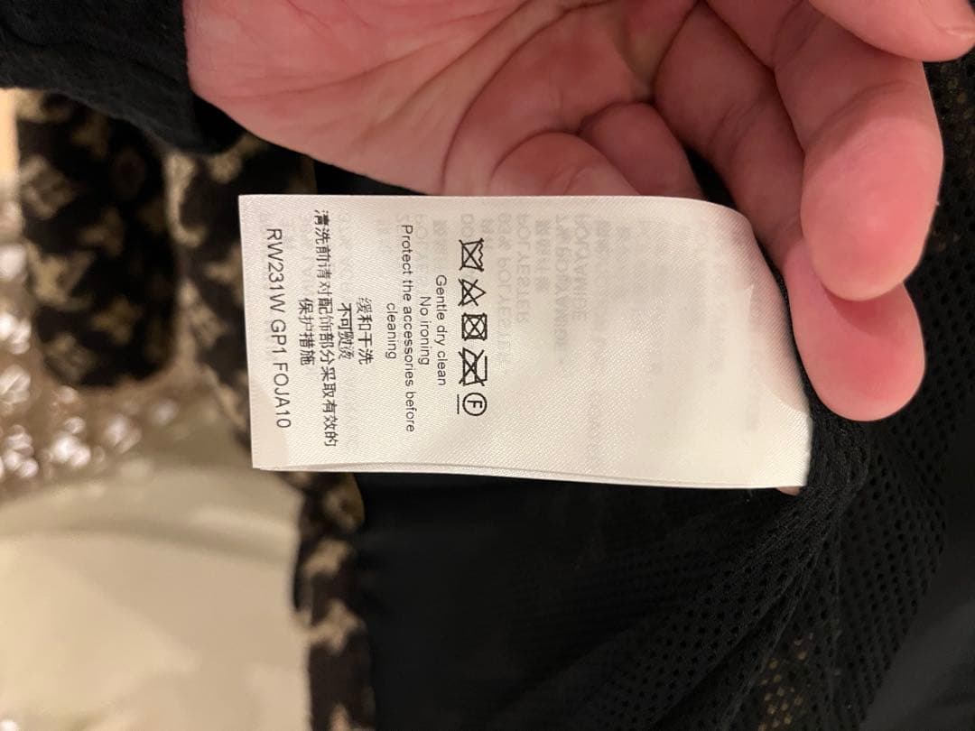 Louis Vuitton モノグラムフリースジャケット FR 36