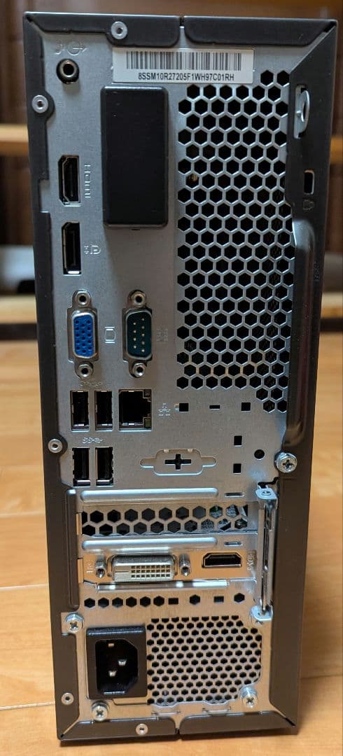 Windowsデスクトップ Lenovo ideacenter 510s + geforce GT 1030