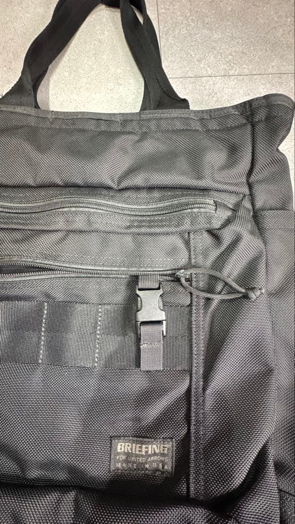 BRIEFING × UNITED ARROWS 別注トートバッグ 黒
