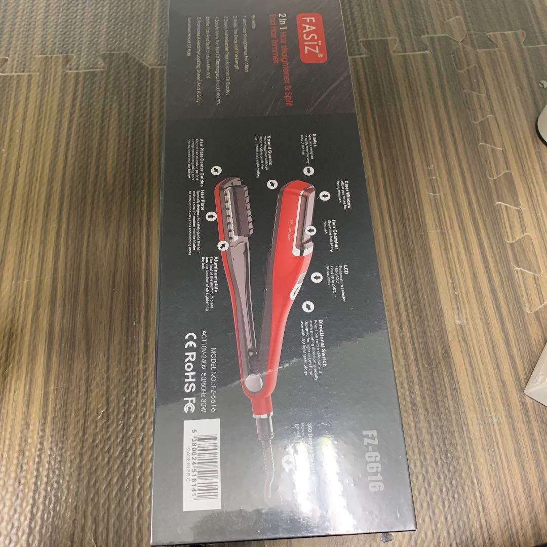 目玉商品 Amazon価格12999円 ストレートアイロン 枝毛切り