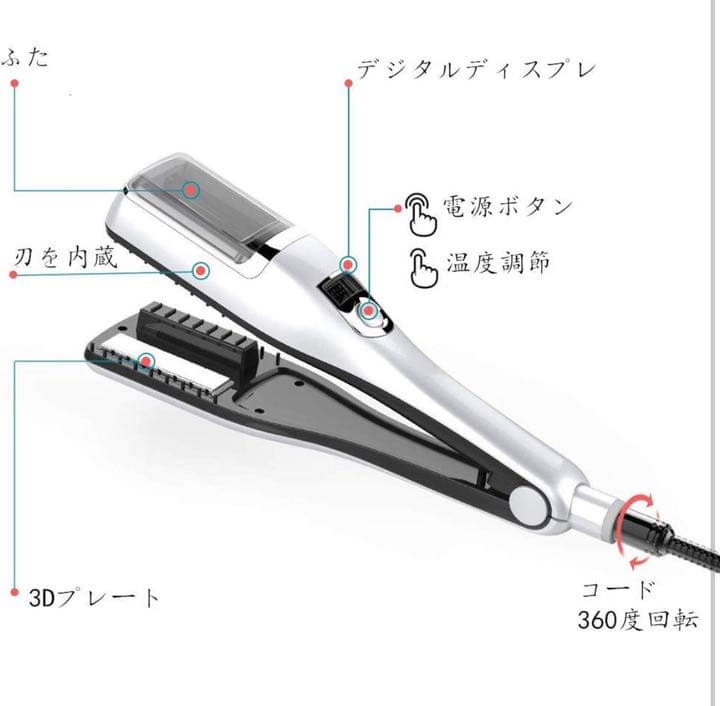 目玉商品 Amazon価格12999円 ストレートアイロン 枝毛切り