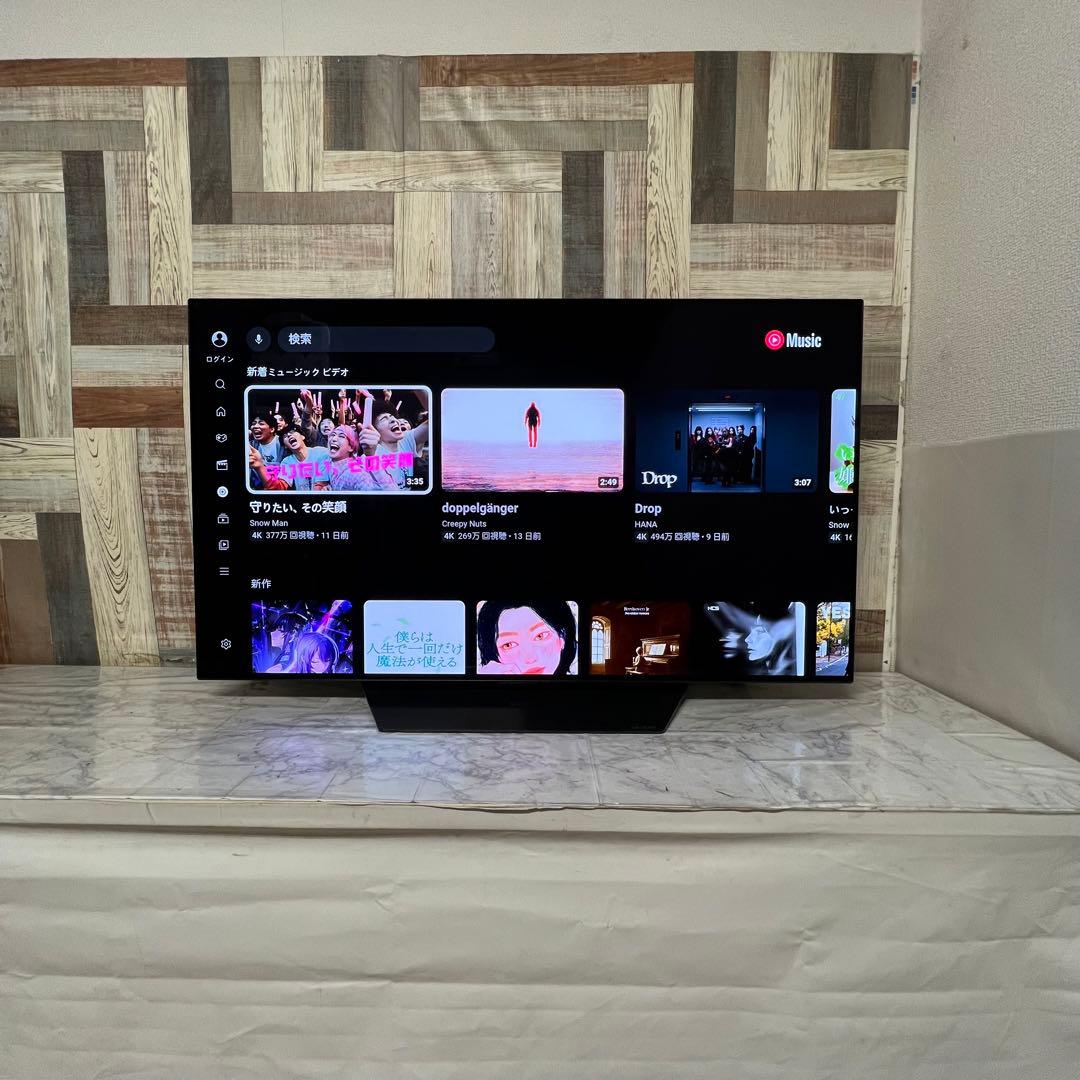即日受渡❣️全国送料込昨年購入LG48型有機ELテレビTVer.Hulu視聴可