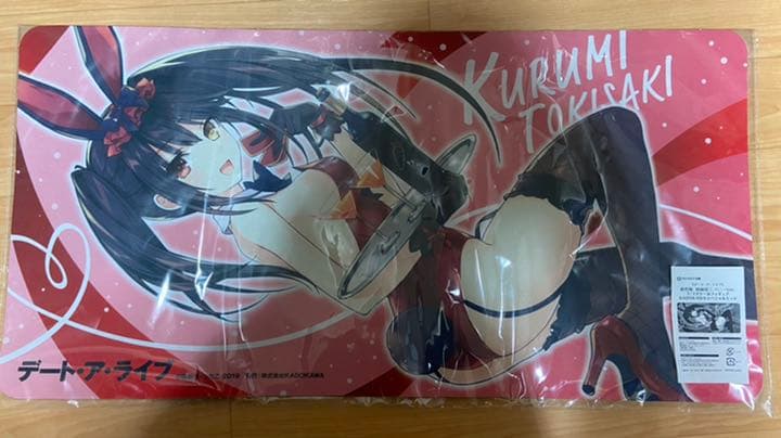KADOKAWAセット特典 ラバーマット プレイマット　時崎狂三 バニーVer.