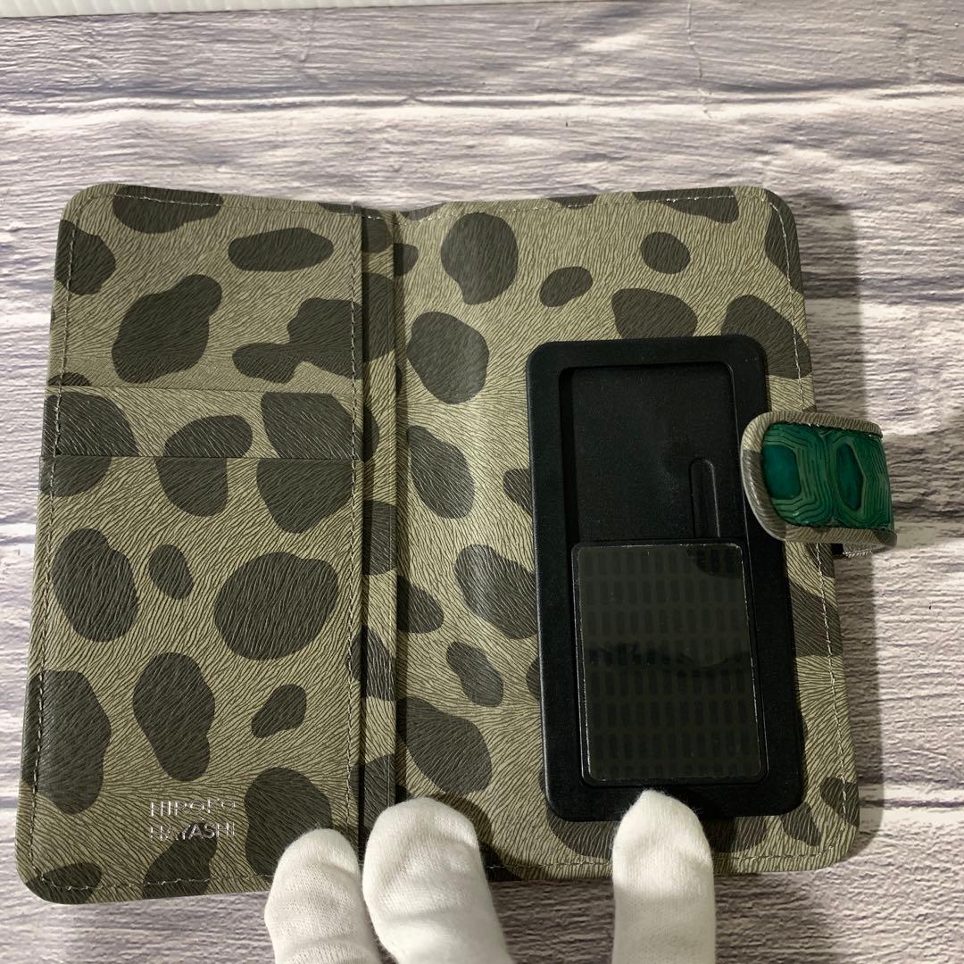 【未使用】ヒロコハヤシ　スマホケース　牛革　M71003-14
