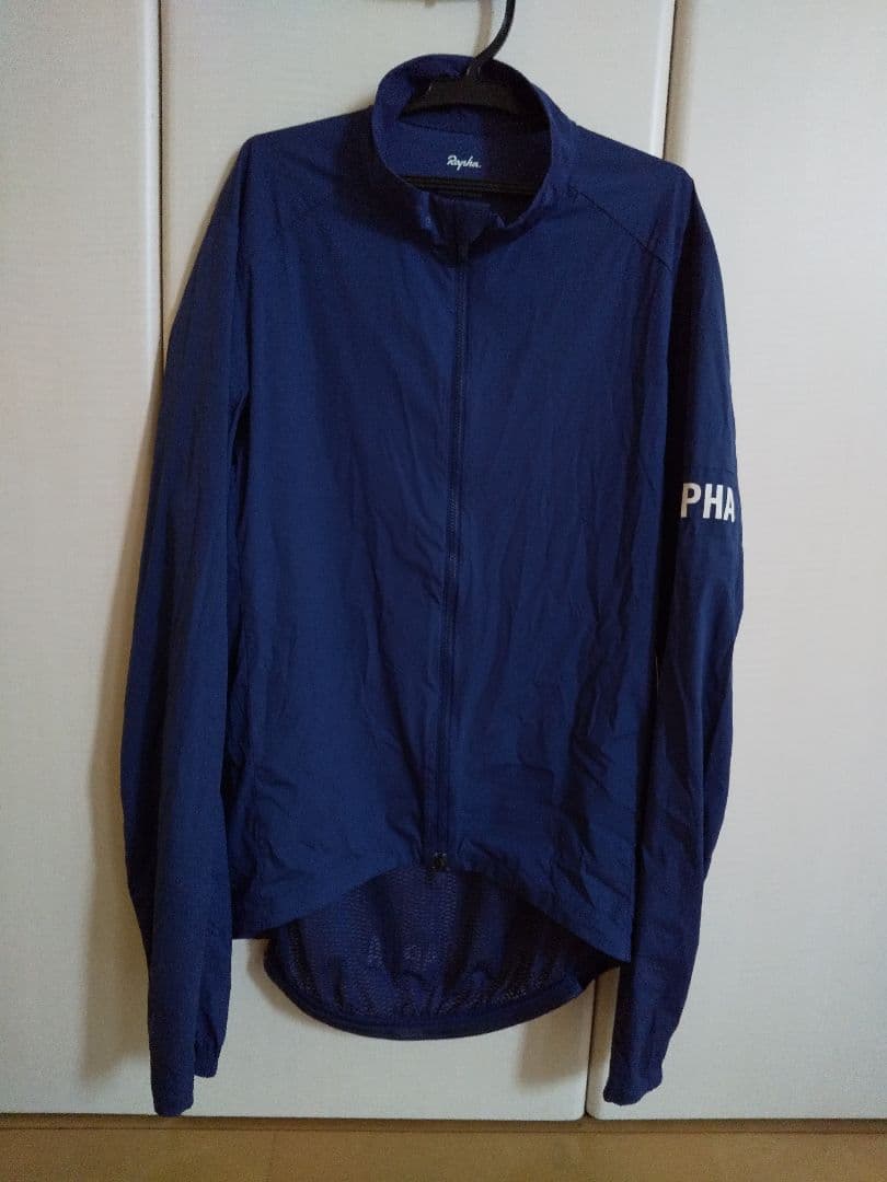 ラファ　メンズ　プロチーム　ライトウェイトウィンドブレーカー　Mサイズ　ネイビー