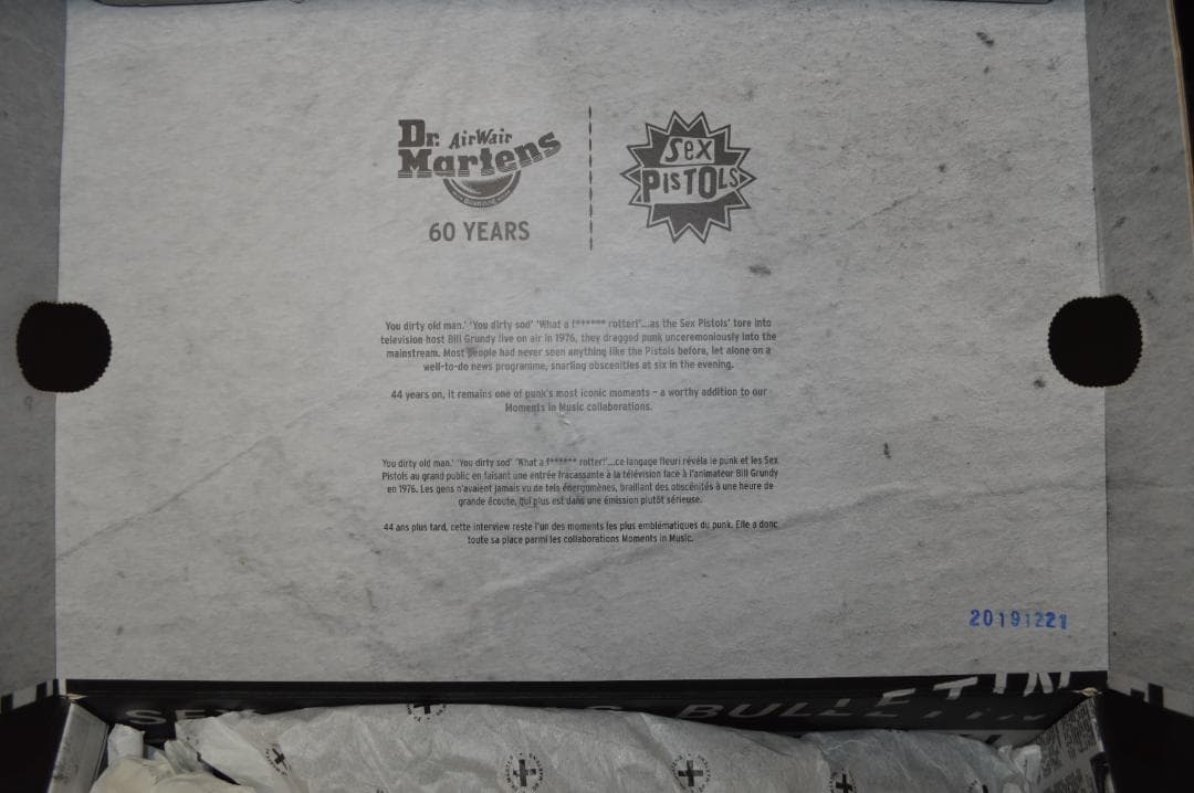 美品　ドクターマーチン　60YEARS　1460セックスピストルズ　 サイズ7