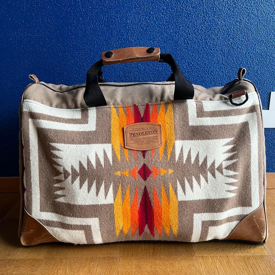 Pendleton ウールボストンバック チーフジョセフ柄 ネイティブ柄