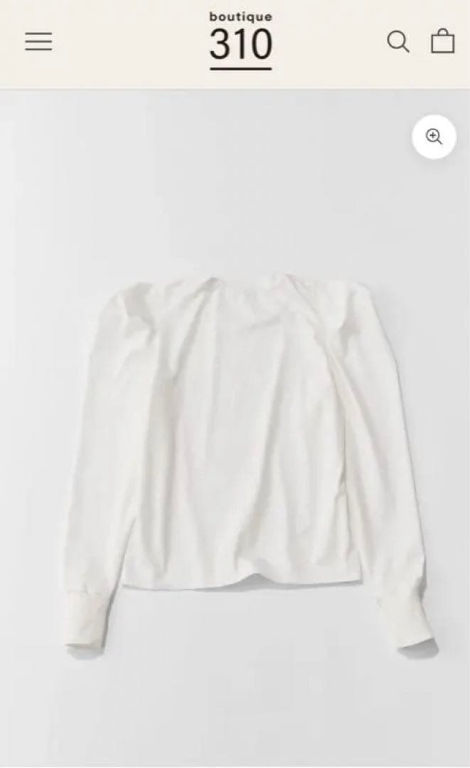 Glücklich_16317様　新品未使用boutique310 パフスリーブ