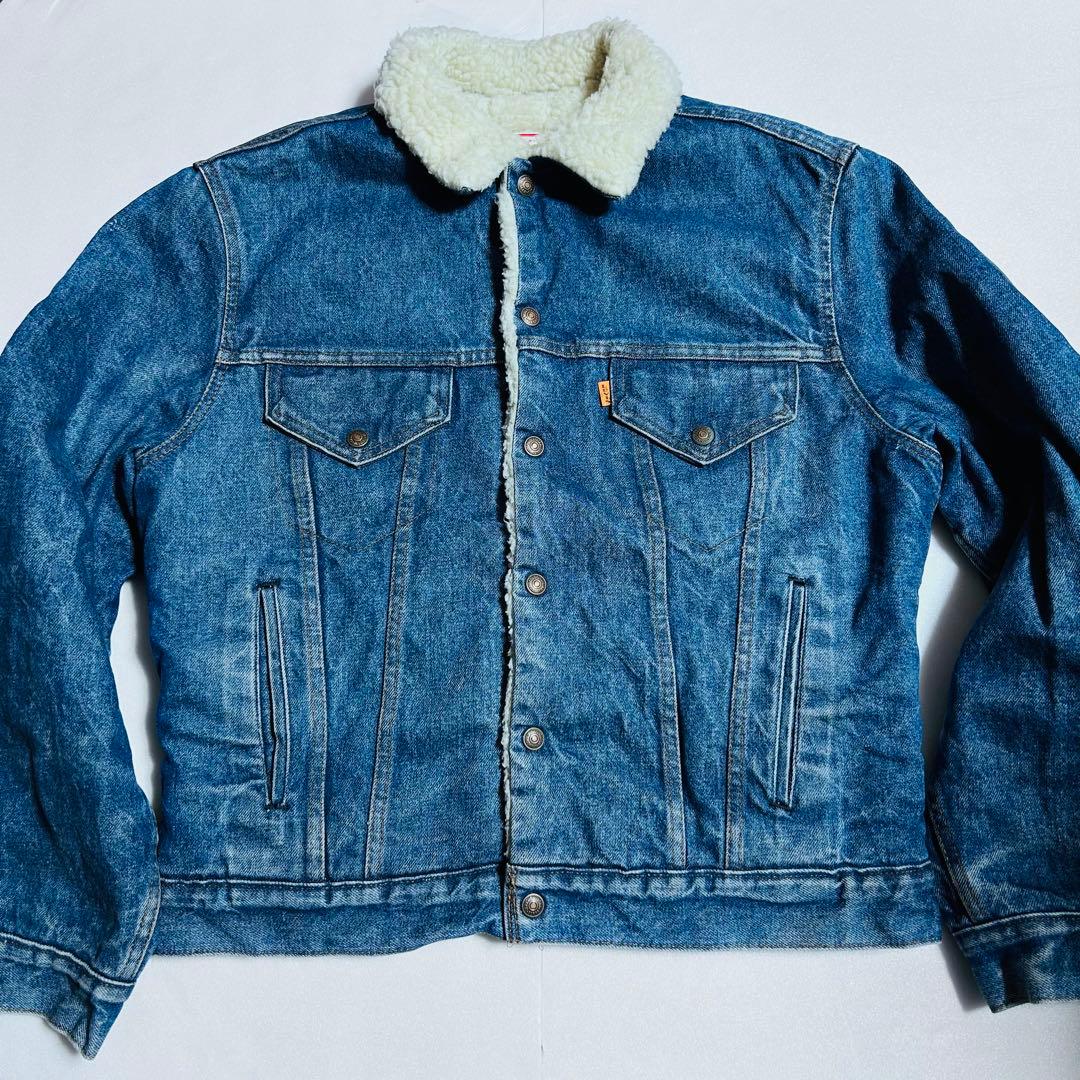 リーバイス 80s 70606 デニムジャケット ボア USA製 ヴィンテージ