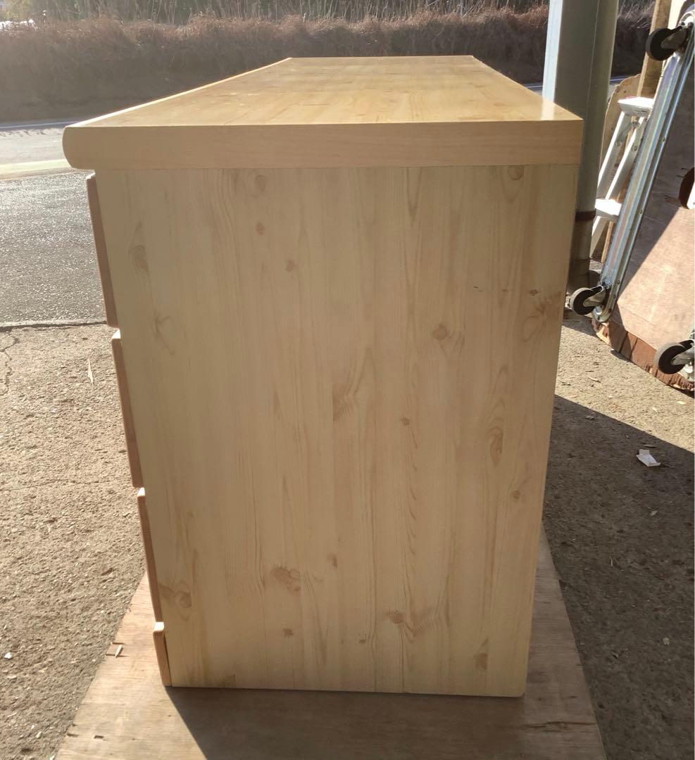 ヒョンオク 木製3段チェスト クリミール 8杯 アイクラフト