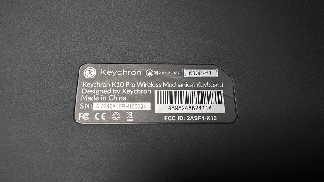 キーボード Keychron K10 Pro