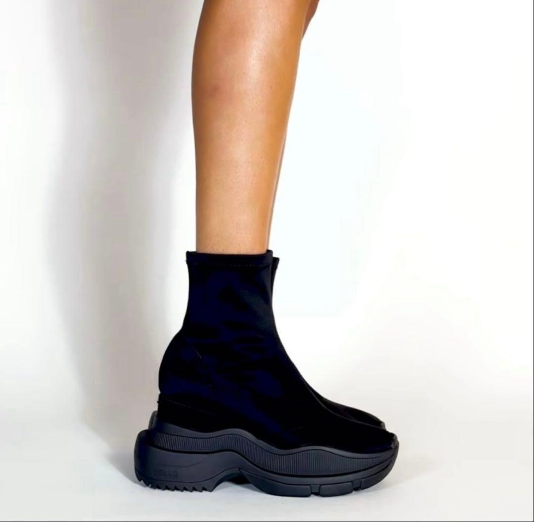 yello ダブルスニーカーショートブーツ