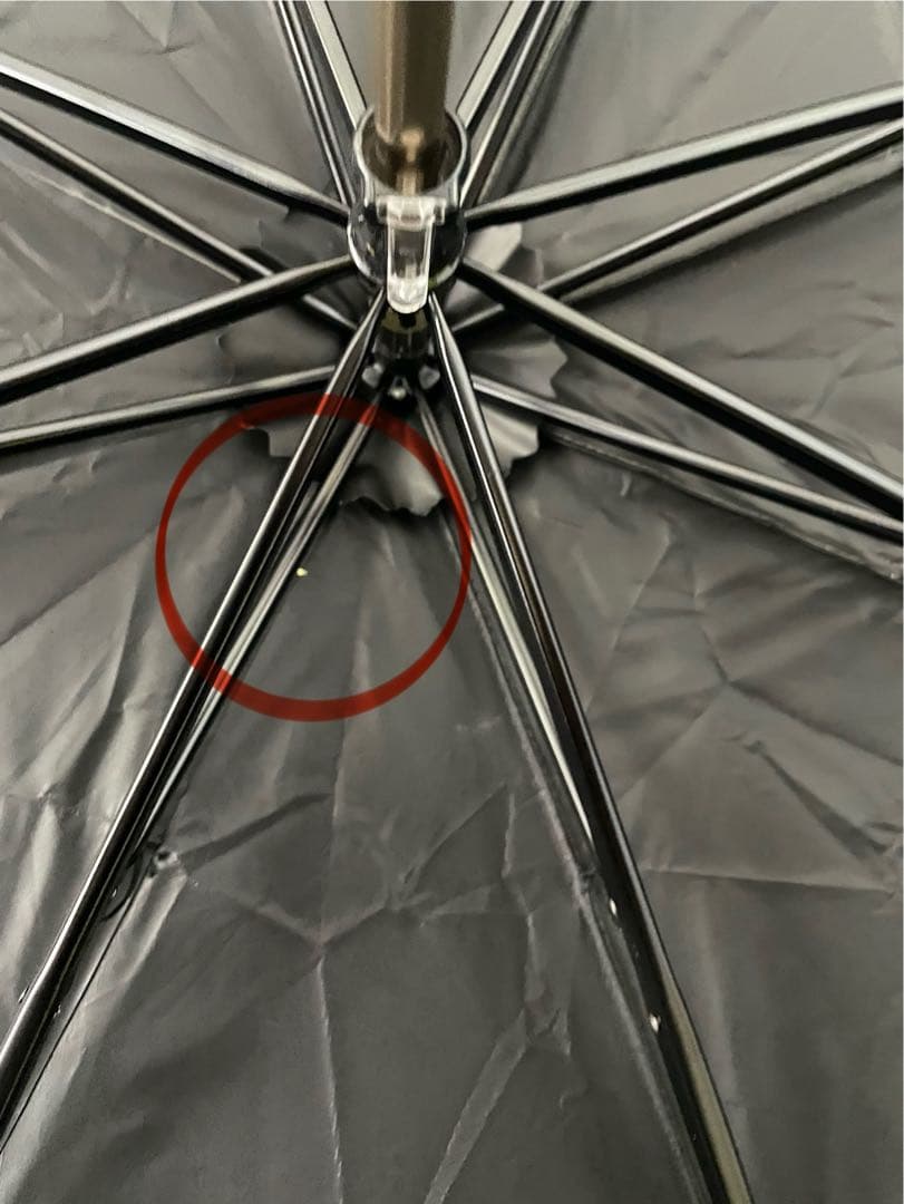 ジルスチュアート　晴雨兼用パラソル　カーキ色