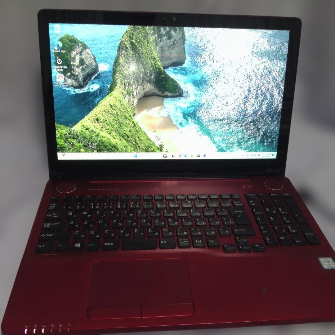 Windowsノート本体 FUJITSU LIFUBOOK AH77/Y 16GB 512GB