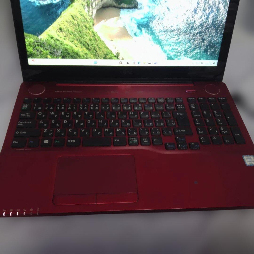 Windowsノート本体 FUJITSU LIFUBOOK AH77/Y 16GB 512GB