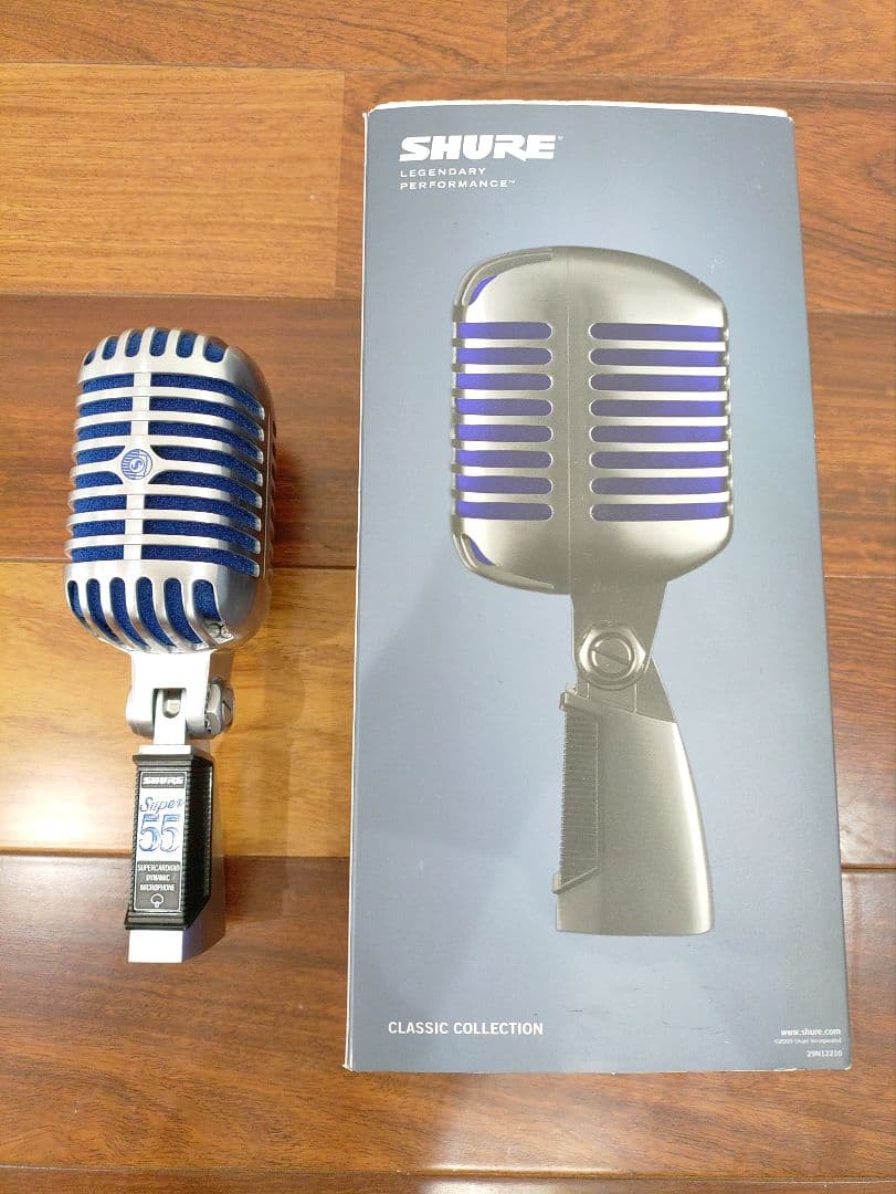 ガイコツマイク シュアー SHURE Super 55 ダイナミックマイク