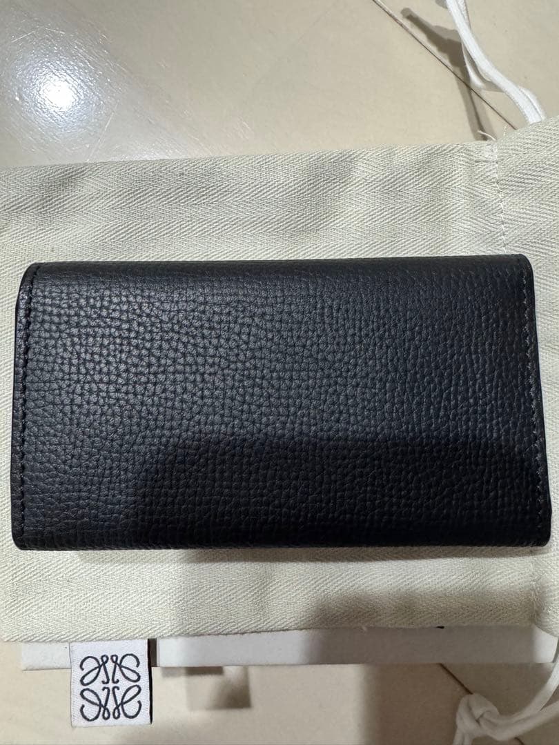 LOEWE アナグラム キーケース ペブルグレインカーフ 確実正規品 ロエベ