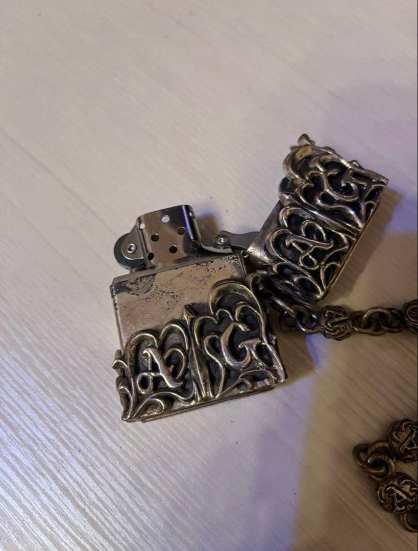 A&G ウォレットチェーン　ジッポー　シルバー925 silver925