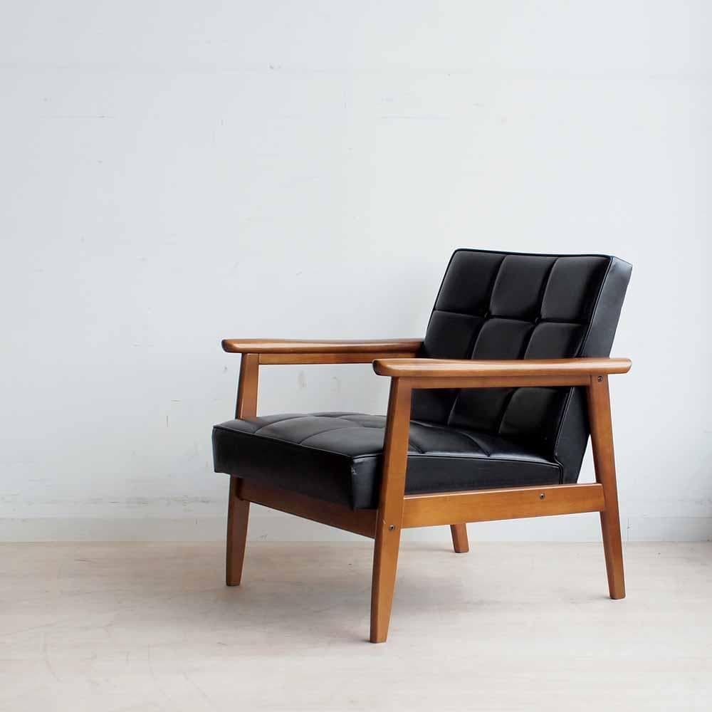 カリモク60 Kチェア 1シーター スタンダードブラック ZR24268