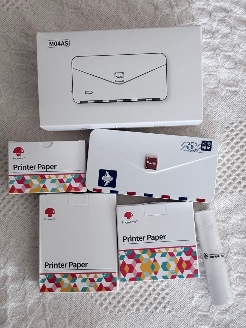 Pmo M04AS 封筒型プリンター　感熱ロール付き