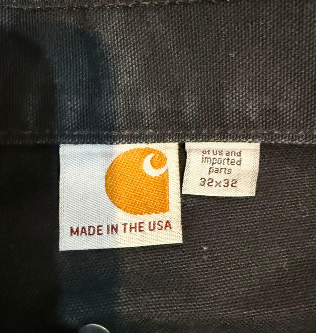 Carhartt ダブルニーワークパンツ フェードブラック 32x32