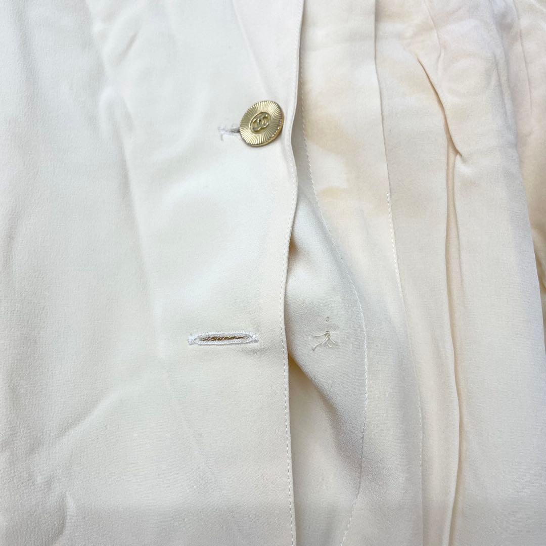 希少✨CHANEL ココボタン　ブラウス