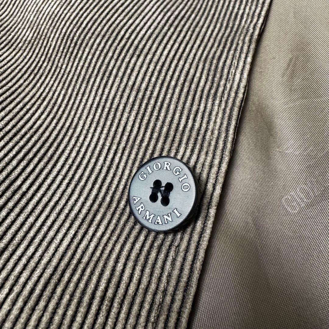 GIORGIO ARMANI エルボーパッチ コーデュロイ 3Bジャケット 54