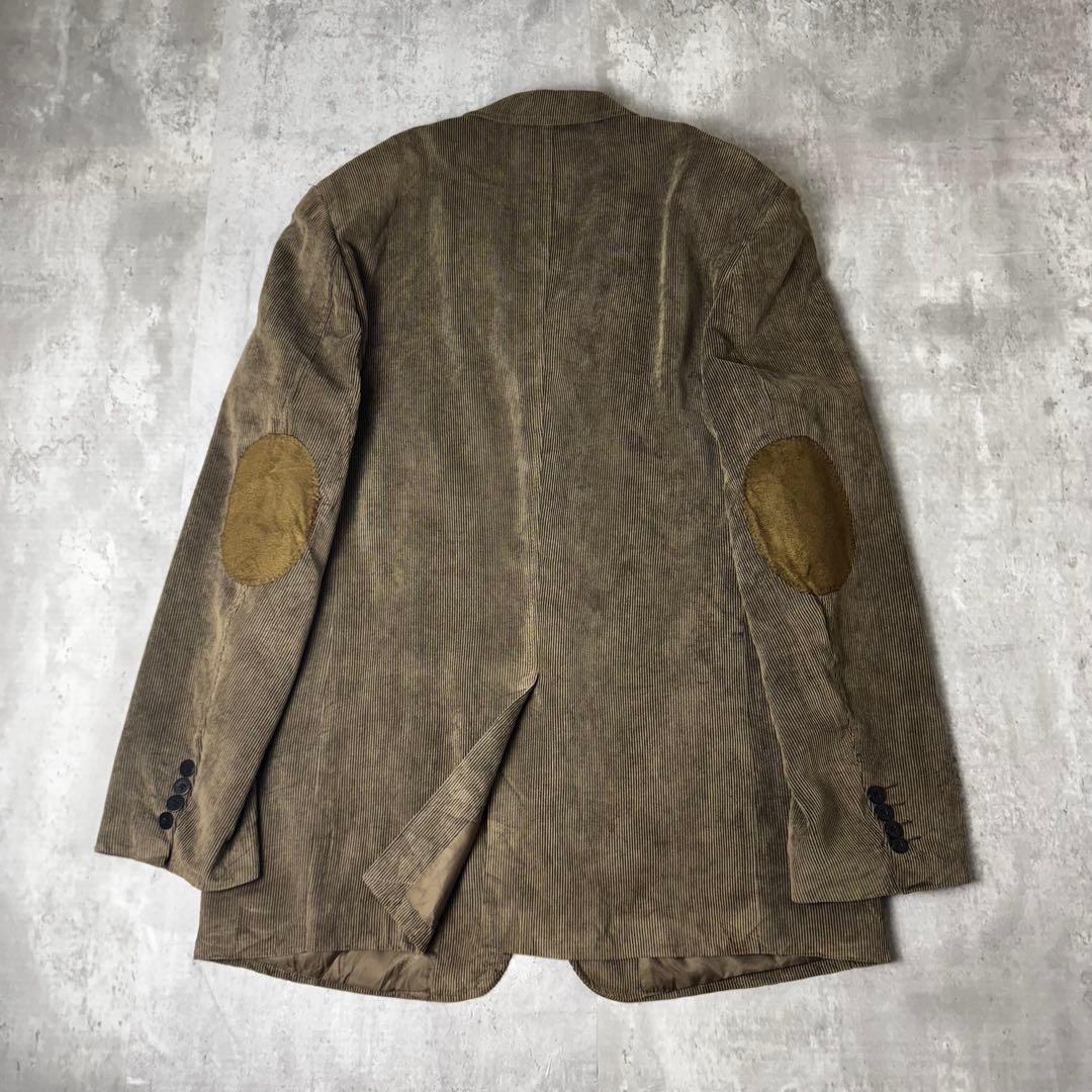 GIORGIO ARMANI エルボーパッチ コーデュロイ 3Bジャケット 54