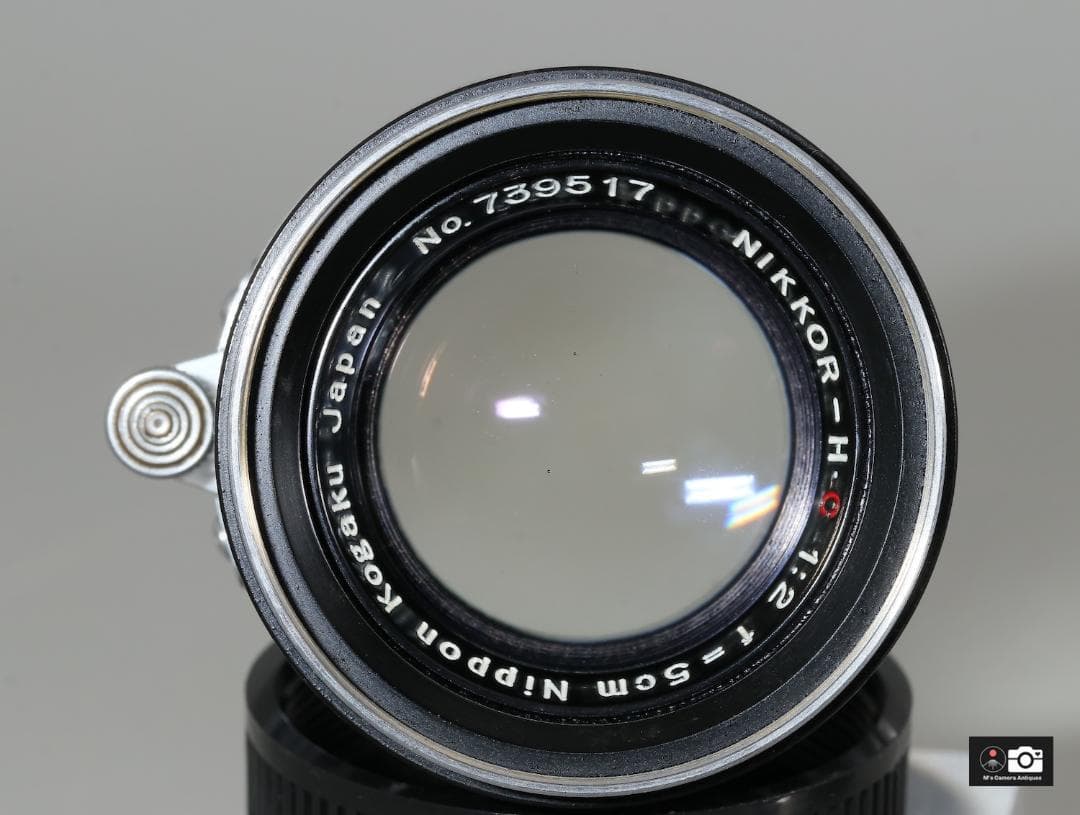 美品Nikkor H C 5ｃm F/2 黒帯ライカＬ３９レンズ整備済２