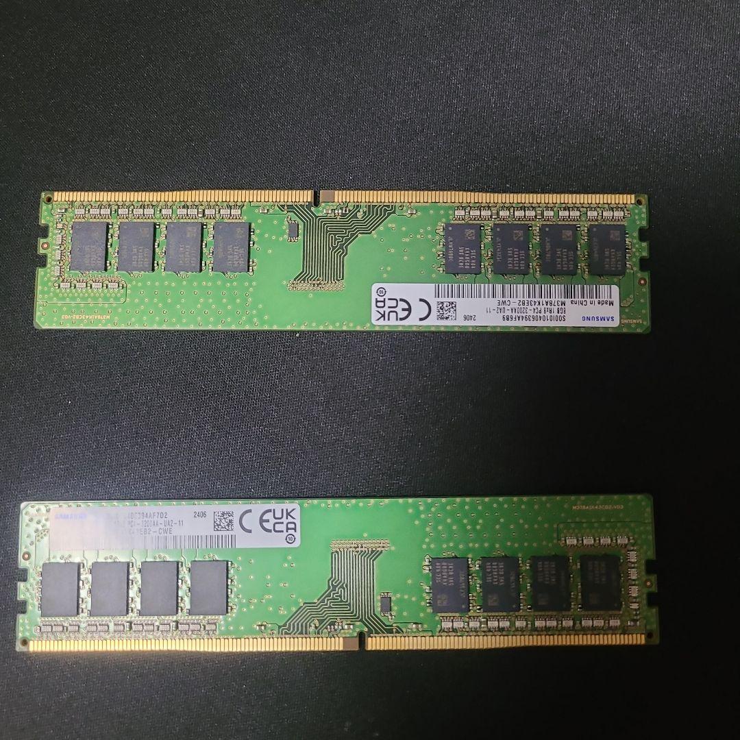 メモリ 8x2 16GB 3200MHz まだ良い状態です