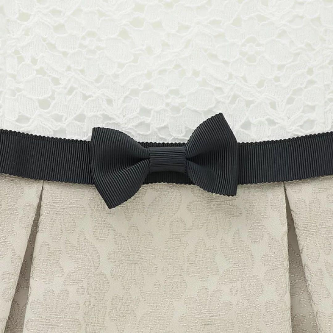 新品　フォーマル　ジャガードリボンOP+衿つきJK ワンピ　ジャケット　セット