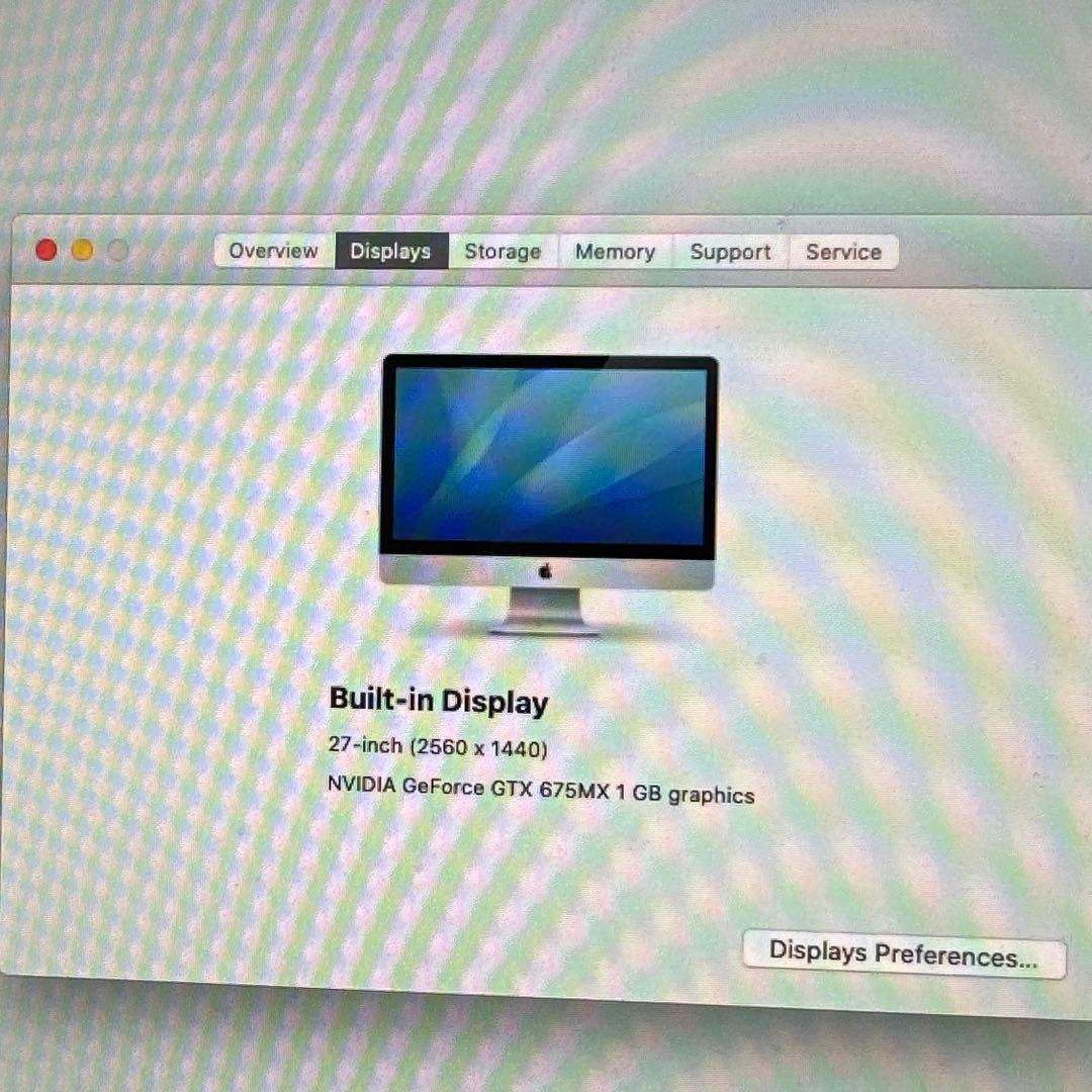 iMac 27インチ (Late 2012) 本体