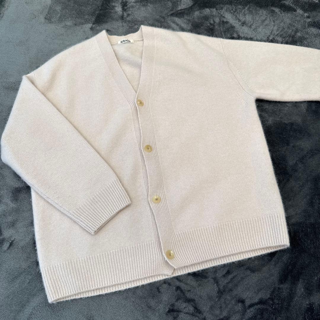 auralee オーラリーBABY CASHMERE KNIT CARDIGAN