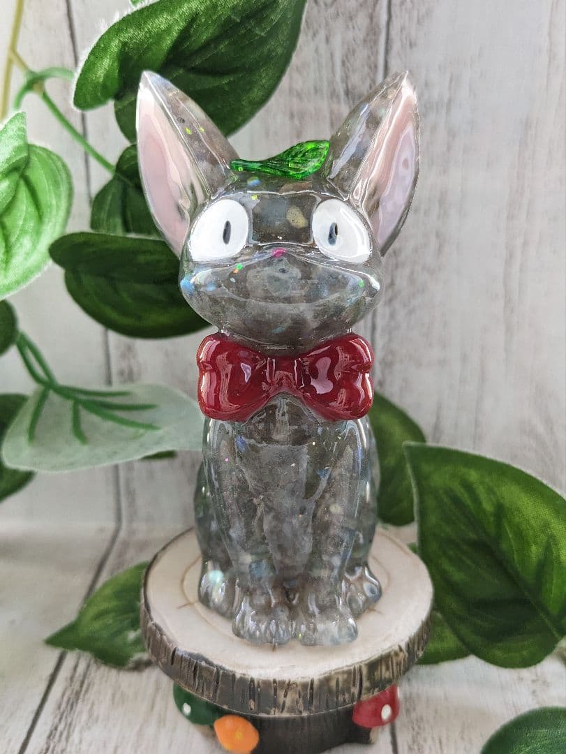 【つる927】ウルトラマリンの人魚ちゃん形オルゴナイト☆他９点