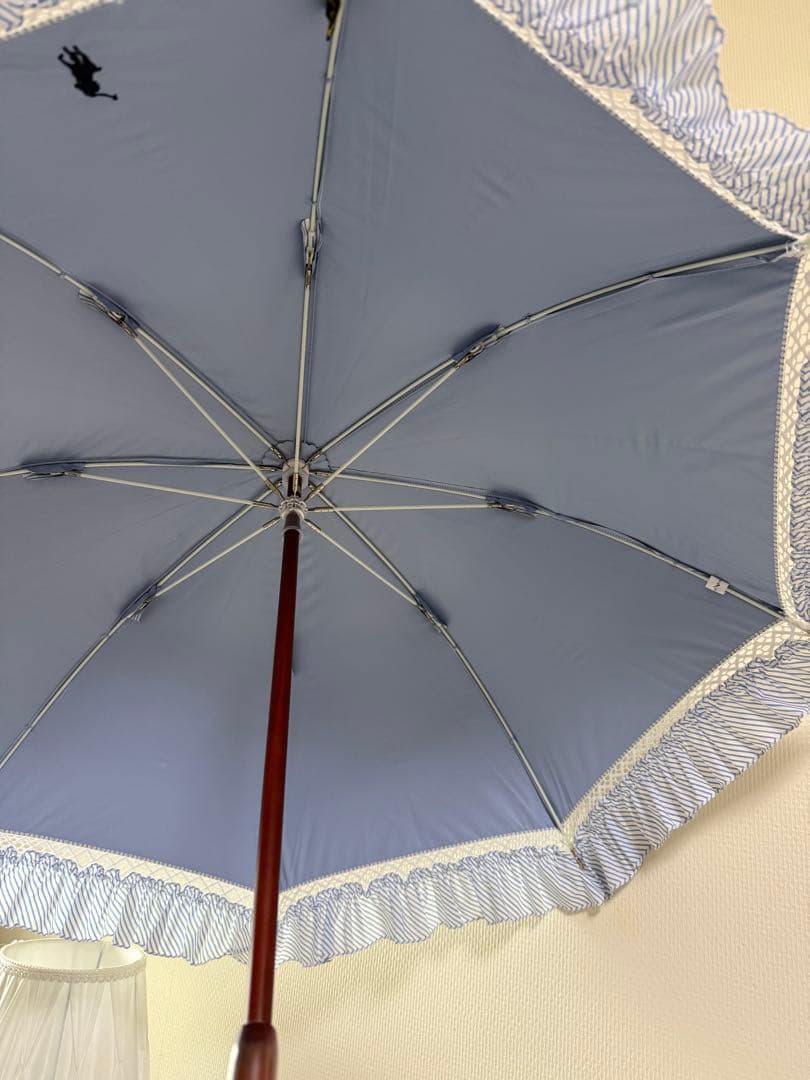 POLO RALPH LAUREN ストライプフリル 長傘