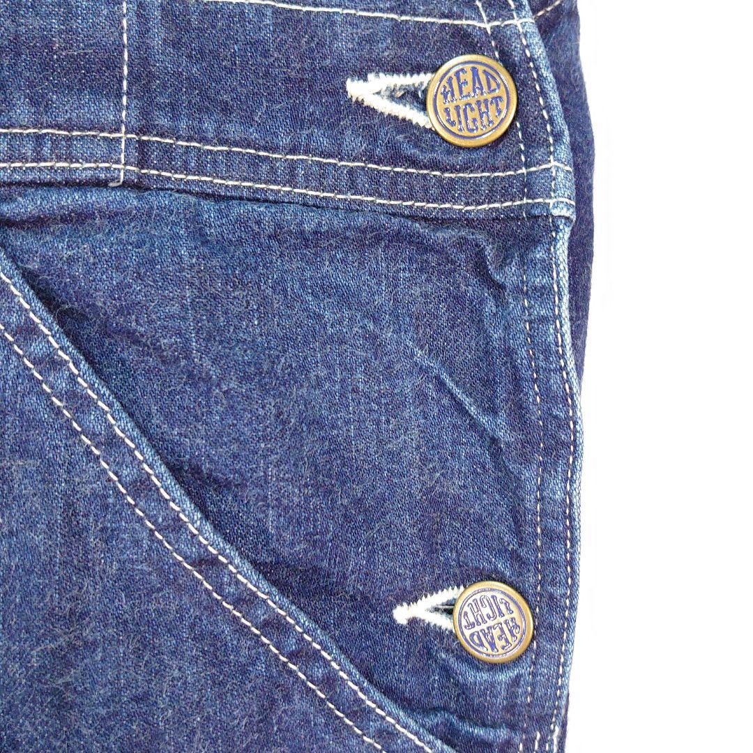 HEAD LIGHT デニム オーバーオールHD41630 11oz 32×32