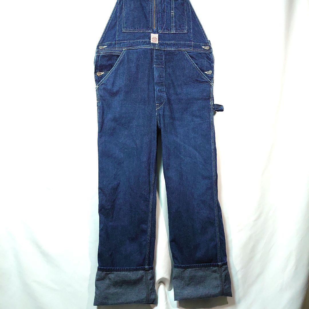 HEAD LIGHT デニム オーバーオールHD41630 11oz 32×32