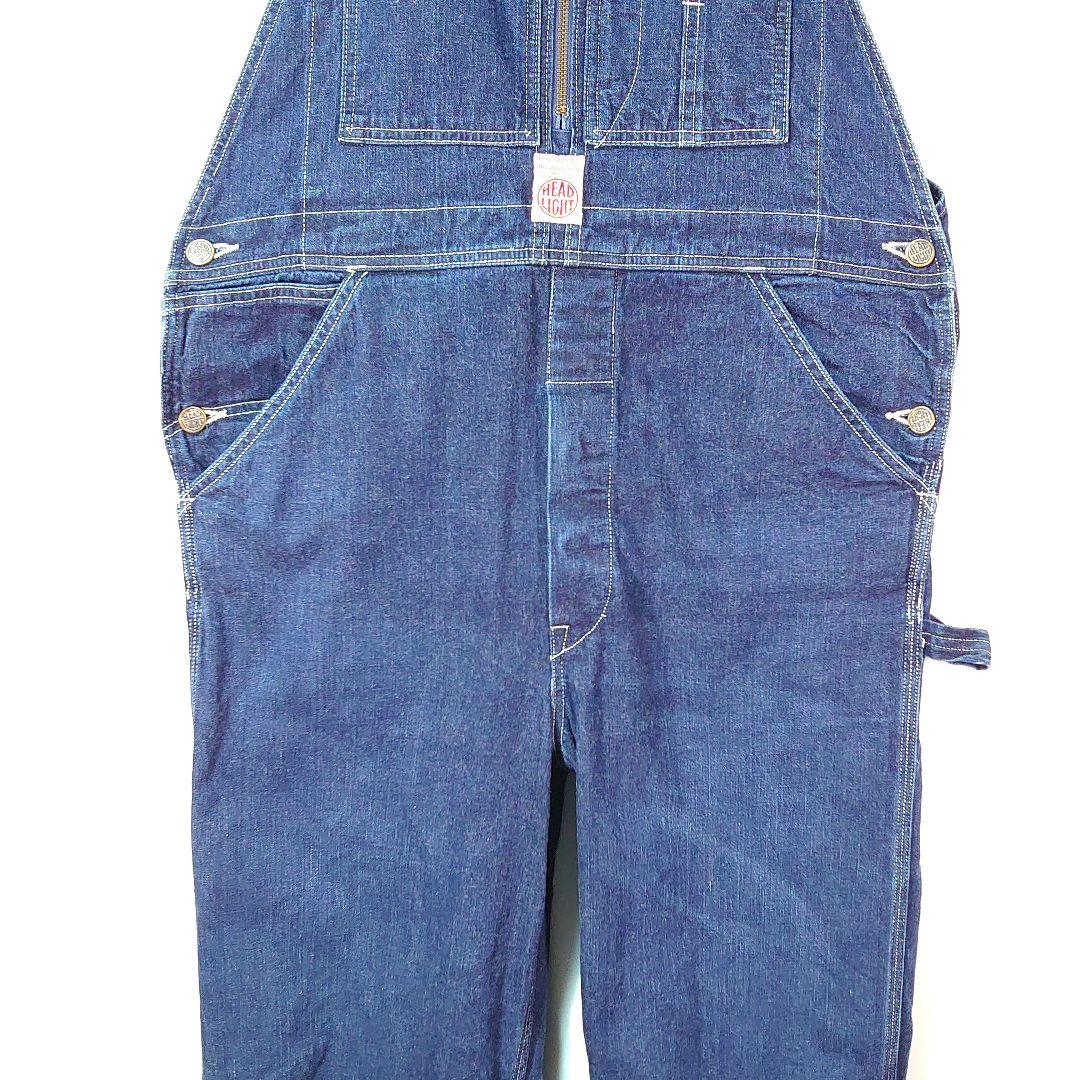 HEAD LIGHT デニム オーバーオールHD41630 11oz 32×32